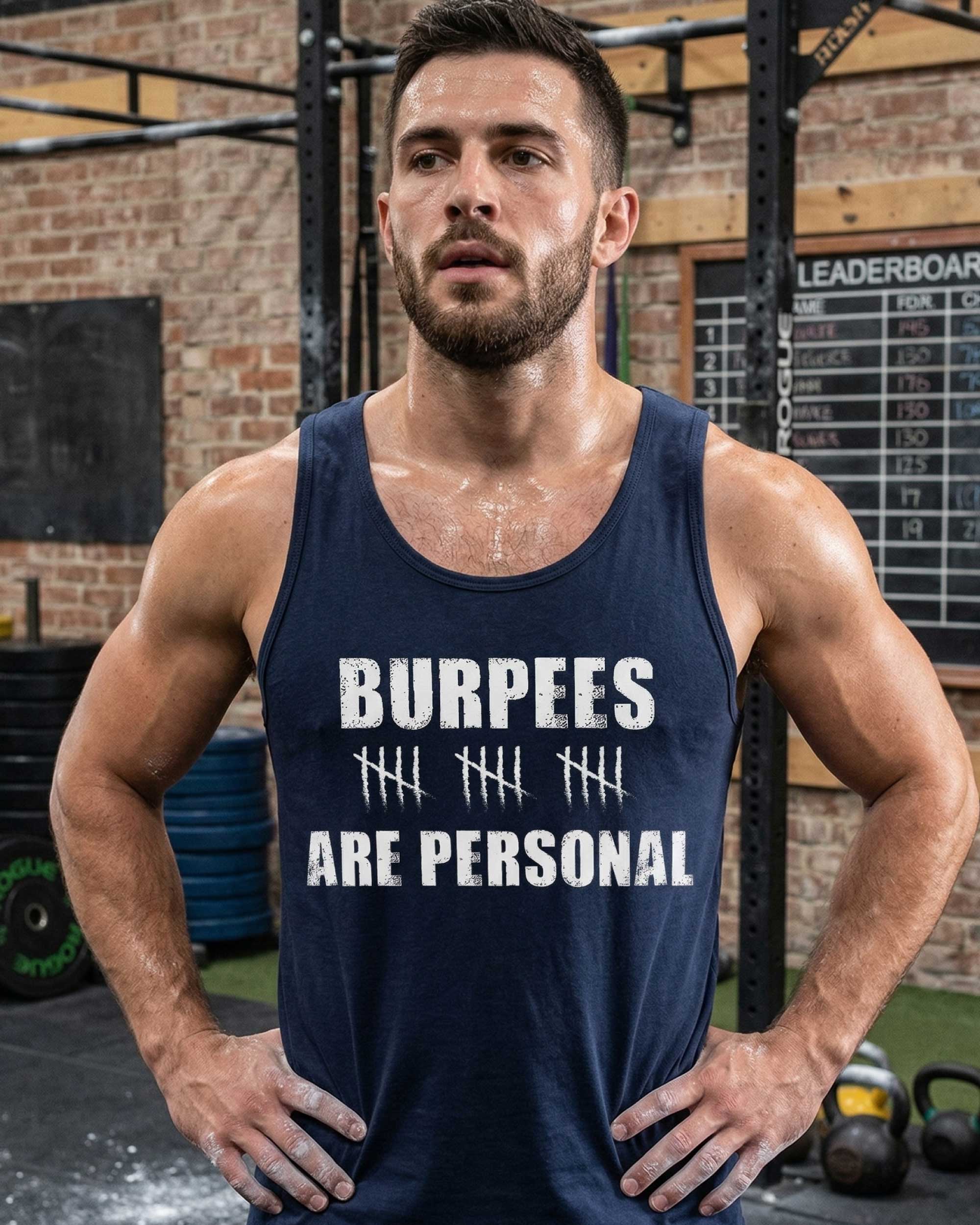 Burpees Are Personal Tank | Men’s Gym Tank Top