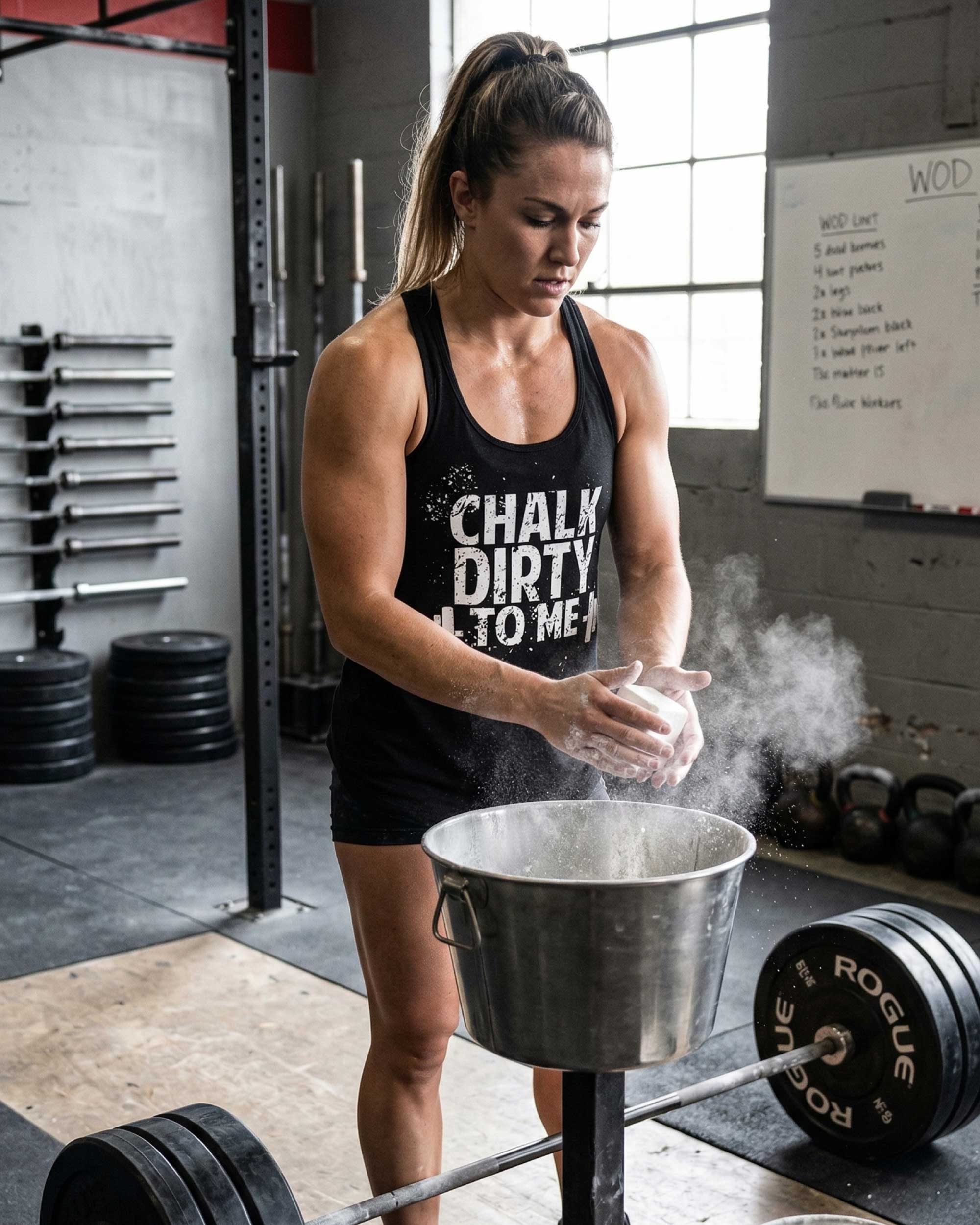 Chalk Dirty to Me Women’s Tank | Next Level Racerback Gym Tank