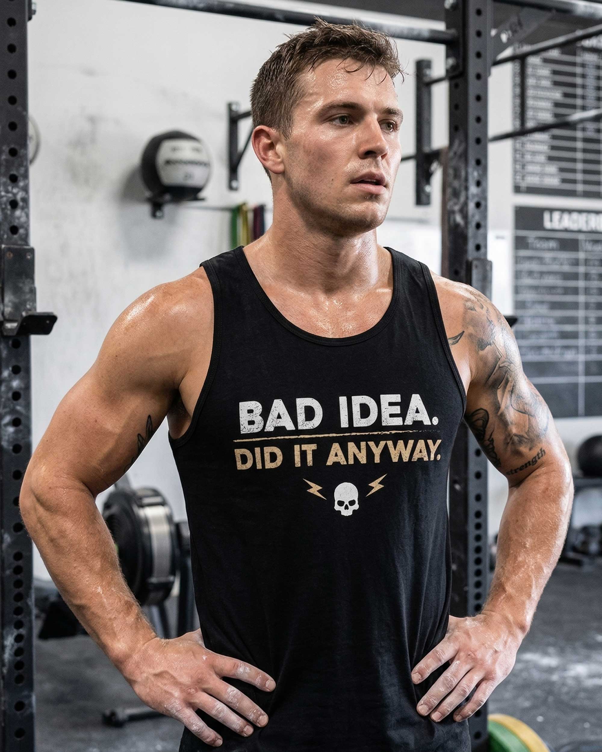 Bad Idea. Did It Anyway. Men’s Tank | Bella + Canvas