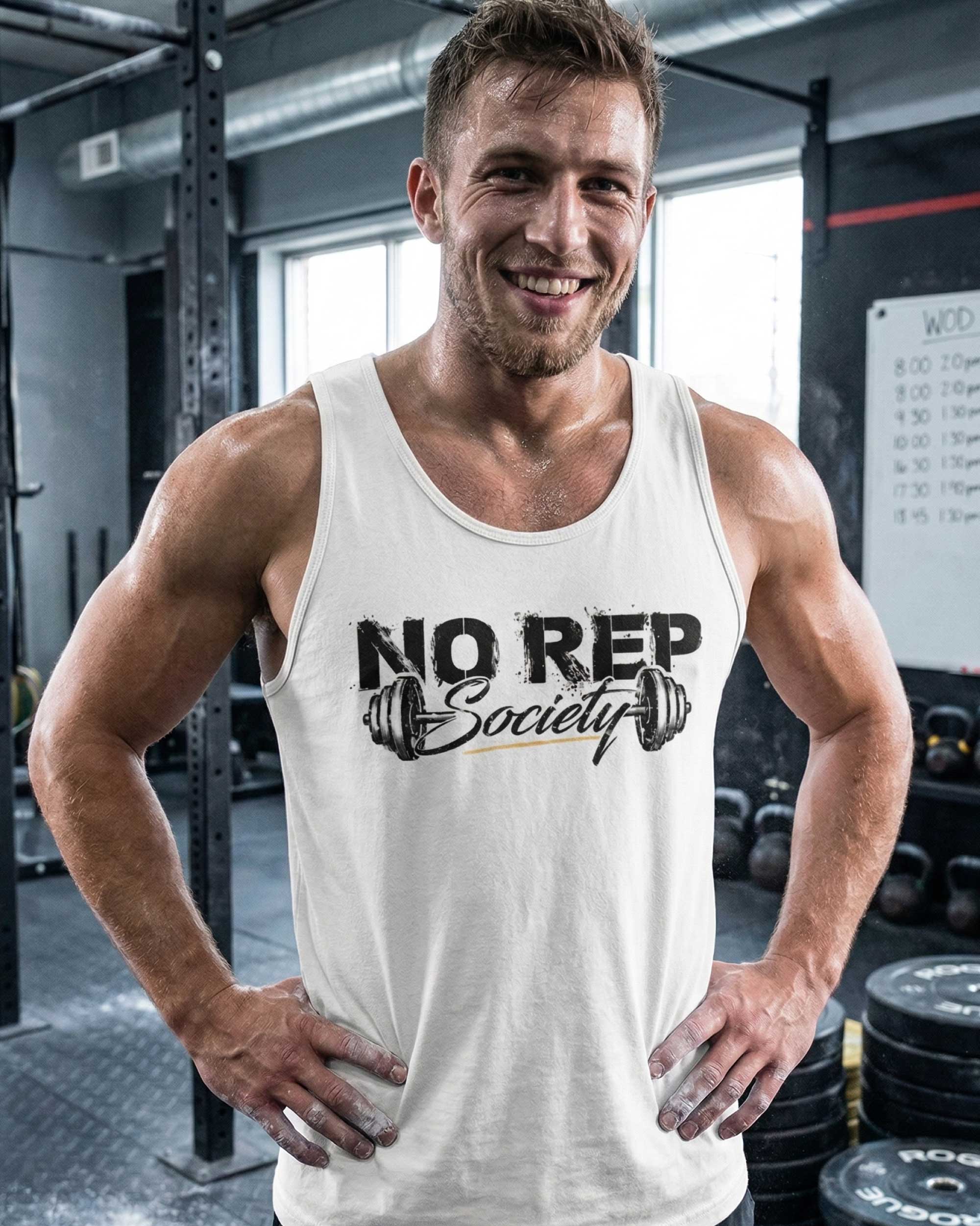 No Rep Society Men’s Tank | Gym Tank Top