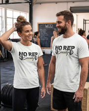 No Rep Society Logo T-Shirt | Unisex Gym Tee
