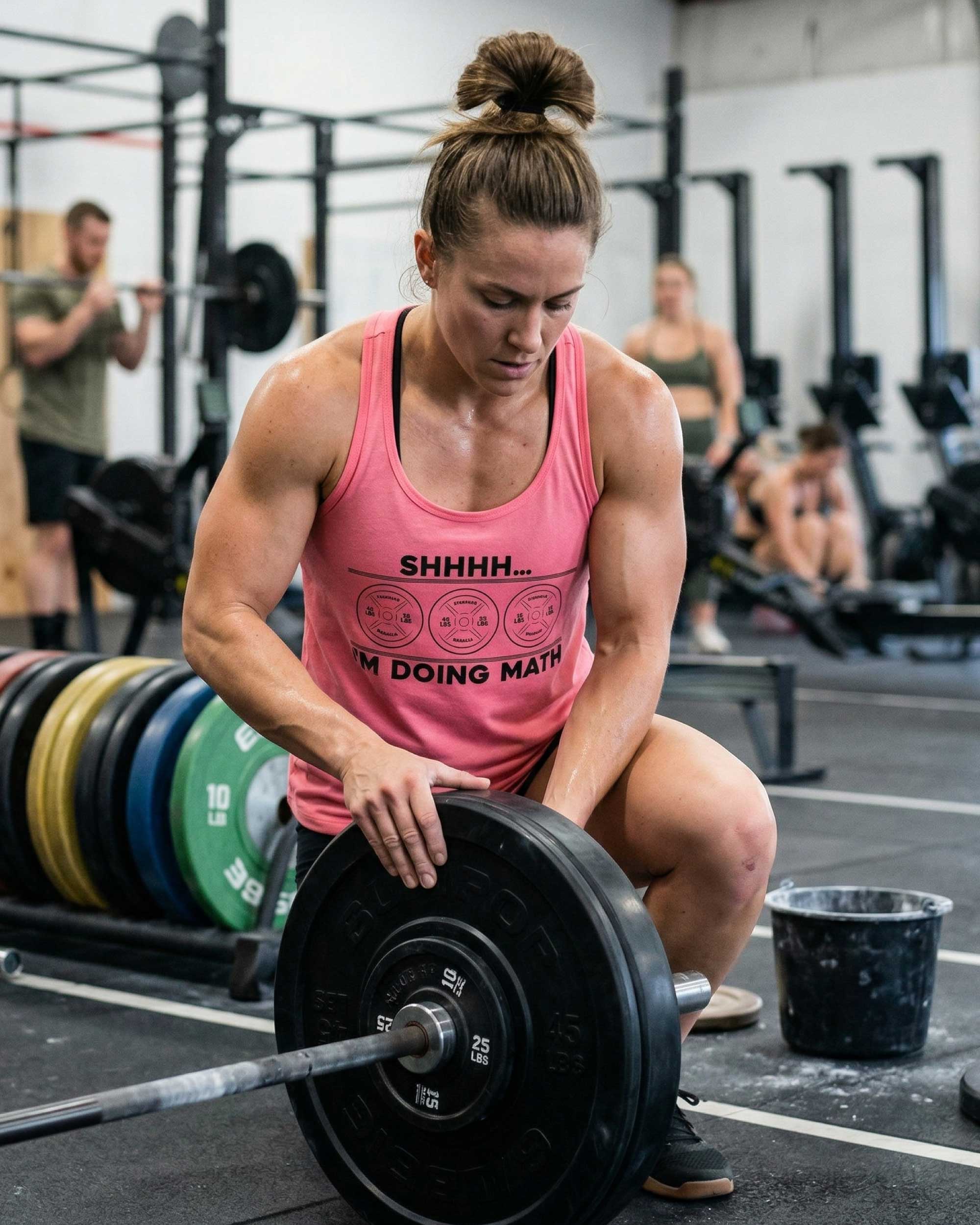 Shhh I’m Doing Math Tank | Women’s Racerback Gym Tank
