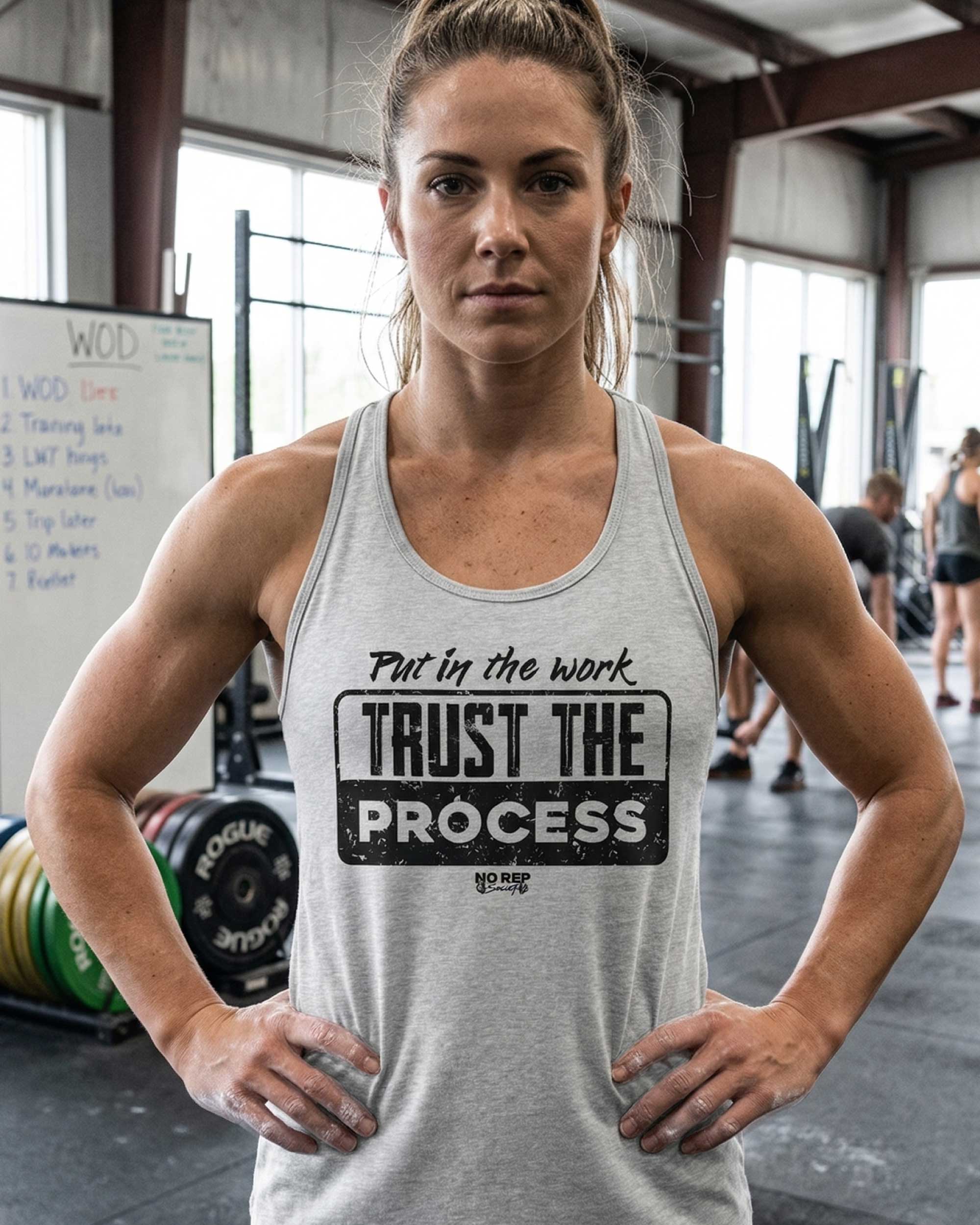 Trust the Process Tank | Women’s Racerback Gym Tank